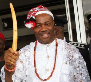 The selfish and self-serving Governor of Akwa Ibom, Mr. Akpabio (This man has no record of mental or physical disability to support his pension. But he will get:N200 million per annum, basic, N100 million, medical allowance, 5-bedroom maisonette, Accommodation allowance of 500 per cent of annual basic salary, Medical allowance not exceeding N12 million per annum for one surviving spouse) 